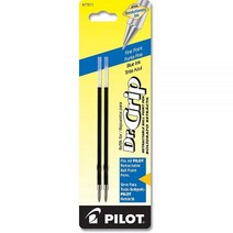PILOT Dr. Grip 볼펜 잉크 리필 접이식 펜용 가는 심 블랙 잉크 2팩 (77210) 가성비 추천 미국직구, Blue_Medium (1.0mm)