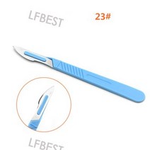살균 멸균 기 고압 고온 UV 네일 성형외과 No. 11 일회용 독립 블레이드 핸들, 주황색