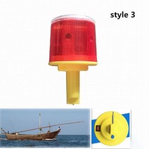 신제품 태양광 LED 비상 조명 태양열 구동 경고등 비콘 교통 타워 크레인 램프 드롭 배송, 02 Model 3