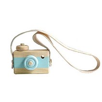 토이카메라 입학선물 새로운 미니 귀여운 나무 카메라 완구 를위한 안전한 자연 패션 교육 생일 크리스마스, 09 blue