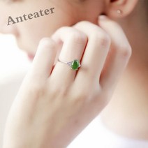 [Myshe]여성 기질 반지 심플 패션 옥반지 엄마 생일선물 yh7 Yan1205