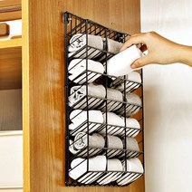 네일하부장 맞춤장 화장실앞수납장 벽걸이장 지류함 약수납장 B08, 18칸 30x35cm, 블랙