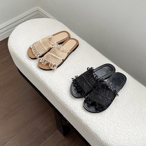 여성 여자 여름 데일리 린넨 슬리퍼 C1