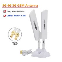무선 와이파이 브루투스 안테나 광대역 5G 4G LTE 3G GSM TS9 SMA 남성 라우터 공중 외부 옴니 채찍 고 이득 네트워크 카드, 06 TS9