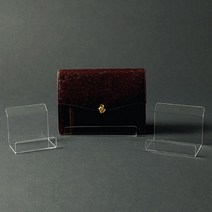 핸드백진열대1단/지갑진열대/제품진열대/백화점디스플레이/매장디스플레이/홈쇼핑/아크릴진열대/미니진열대/거치대/클러치백진열대/핸드백진열대