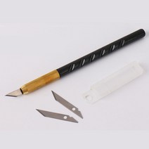 펜슬형 조각칼 프라모델 서각 목공예용, 검정색