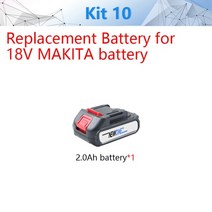 전동공구 세트 부속품 newone competible for 18v ​​makita 무선 과일 가지 치기 가위 브러시리스 원예 식물 가위 분기 트리머 전지 배터리, 키트10, au 플러그