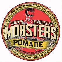 [정품] Mobsters Hair 포마드 레귤러 홀드 워터 베이스 디럭스 매트 마감 헤어, Lucky Knuckles