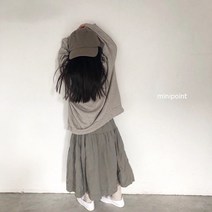 미니포인트 무민스커트 봄 가을 유아 아동 여아 롱스커트