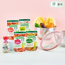 샘표 새미네부엌 김치양념 4팩+락앤락 채반 믹싱볼+연두 청양초 150ml 증정, 물김치1+겉절이1+깍두기1+오이소_락앤락 채반 믹싱볼+