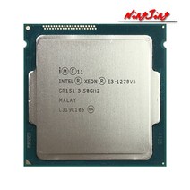 CPU 인텔 제온 e3-1270 v3 e3 1270 v3 e3 1270v3 3.5GHz, 없음