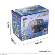 어항 수조 자동 물고기 먹이 밥 안심 급식 급여기 탱크 수족관 공급 장치 resun, 2005d, 배터리 없이