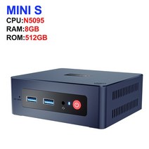 미니 pc 컴퓨터 Beelink-미니 S 컴퓨터 11th 셀레로 N5095 8GB DDR4 128GB/256GB SSD 윈도우즈 11 프로 4, 해외공급사, EU, 03 8GB DDR4 512GB SSD_04 EU