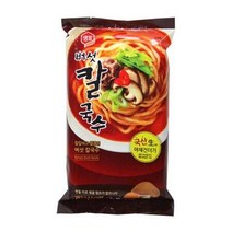 샘표식품 만들기 만드는 법 버섯칼국수 126g 칼국수 얼큰 즉석 국수 봉지 국수, 1개