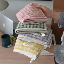 체커보드 핸드 페이스 타올 30수 수건 어린이집 생일 답례품, 핸드타올, 핑크