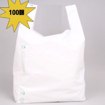 생분해 비닐봉투 100매입 소 중 사이즈, 생분해 (중) 100매