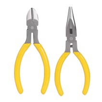 DIY 보석 플라이어 도구 장비 원형 노스 플라이어 바늘 코 펜치