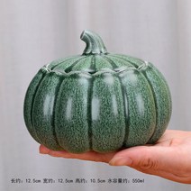 할로윈 접시 특이한 그릇 디저트 과일 스낵 과자 플레이팅 사탕, 라지 호박 단지 그린