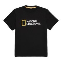 [정품매장]내셔널지오그래픽 피너스 빅 로고 긴팔 라운드 티셔츠 카본블랙 N213UTS920