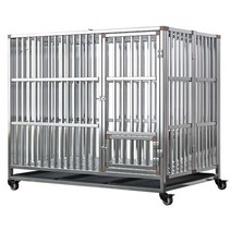 대형 견사 철장 케이지 울타리 개집 격리 펜스 휀스, 길이108 폭72 높이92 (접이식+발매트)