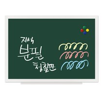 더조은칠판 자석형 분필청칠판, 화이트우드, 1200x1800(mm)
