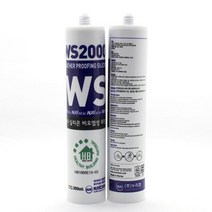 외장용실리콘 비오염성 렉산 누리 실리콘 WS 2000, 투명, 1개