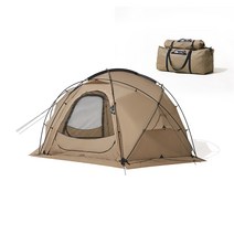 MOBI GARDEN 모비가든 캠핑 텐트 커맨더 COMMANDER 160/185/245 돔텐트 돔쉘터 넓은 공간 탄색, 245텐트