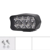 전기자전거 악세사리12V-80V 전자 프론트 오토바이 LED 헤드 슈퍼 세발 8/12/16 사이클링 부품, 01 Type A 8LED, 한개옵션1