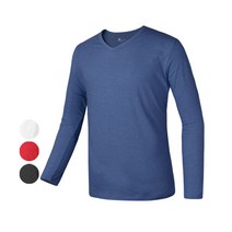 [필골드] 보카시 V넥 긴팔 티셔츠 RGKS416 단체복 자수 나염인쇄