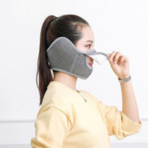 K4 방한 안면 귀마개마스크 2color [겨울 보온 두꺼운 스키 자전거 보드 골프 귀도리 마스크 귀마개], 블랙