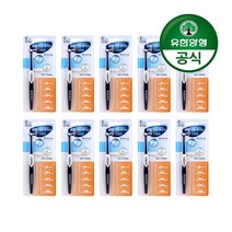 유한양행 [본사직영] 유한덴탈케어 원미닛 교체형 치실(홀더+리필 6입), 10개