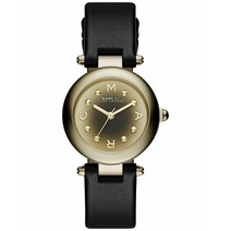 [해외]명품마크제이콥스시계 Marc by Marc Jacobs Womens Dotty Black Leather Strap Watch MJ1414