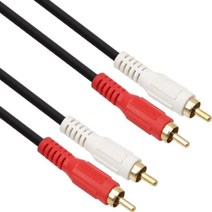 NETmate 넷메이트 NMA-2R100M 2RCA 케이블 5파이 10m 오디오 비디오 AV 통합 AV케이블, 선택없음, 선택없음, 선택없음