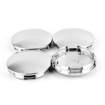 Vossen CV3 CV5 퓨어 베이스 자동차 차량용 휠 센터 커버 림 64.5mm 엠블럼 없음 합금 휠용 범용 허브 캡 4, 02 4xChrome