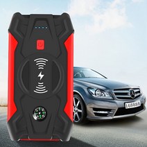 39800mAh 차량용배터리 비상시동전원 자동차점프스타터 자동차 배터리충전기 공기펌프 대용량, 기본세트, 1개