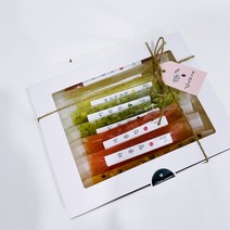 스틱수제청 레몬착즙청 자몽청 파인후르츠청 과일청 선물세트 답례품, 스틱수제청10구선물세트