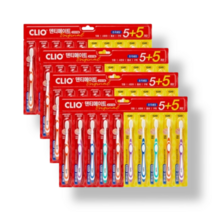 클리오 덴티메이트 초극세모 칫솔, 16개, 10개입