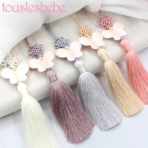 68번 한복노리개 분홍장식 나비 아동 여아 남아 아기 아가 명절 돌잔치 백일 한복 노리개 향대 브로치 장신구 소품 악세사리