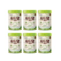 위드맘 무항생제 원유 분유 1단계, 750g, 6캔