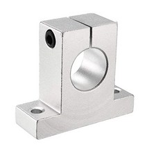 uxcell SK25 Aluminum Linear Motion Rail Clamping Rod Rail Guide Support for 25mm Diameter Shaft, 1