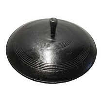 무쇠주물마을 무쇠 가마 솥뚜껑 37cm~65cm 무쇠솥뚜껑 무쇠솥 길들임 솥뚜껑구이팬 캠핑용 업소용, 5호 540호 54cm