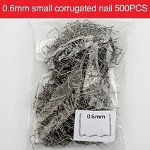 플라스틱 pvc 용접기500PCS 0.6/0.8mm Hot Stapler For Plastic Welder Machine Car Bumper Repair Welding, 05 0 6mm flat staples