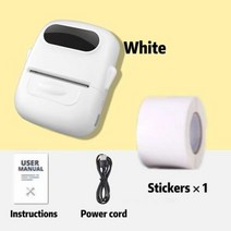 옵셋인쇄기 잉크젯마킹기 골프공 평판 프린터 미니 스티커 라벨 감열식, P50 white 1 sticker