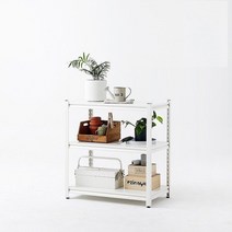 한샘 재크 철제 베란다랙 870 3단 화이트 DIY