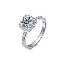 모이사나이트반지 다이아몬드 gra Netim moissanite 스퀘어 링 d 컬러 1캐럿-3ct 리얼 925 스털링 실버 여성용 웨딩 파인 쥬얼리 약혼 선물