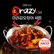 크레이지 마라 주꾸미 (24미 600g+마라소스) 마라롱샤 마라소스 훠궈 샹궈, 1개, 갑오징어600g+마라소스