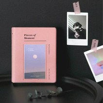 [P1M] 포토 티켓 카드 명함 사진 미니 앨범 커플 선물 / 종이액자 포토북제작 커플앨범 폴라로이드 사진첩 폴라로이드민트 아기앨범 사진앨범 스크랩북 앨범제작 사진보관 포토카드바인더 ( P1M / 632594EA ), Lavender