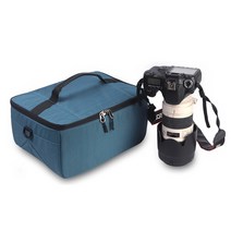 BagsTrip CA-10 대용량 DSLR 미러리스 카메라 렌즈 파우치 가방 이너백 파우치 속가방, 블랙