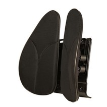 튼튼하고 편안한 듀얼백 허리쿠션 허리지지대 사무용 업무용 책상의자, 와인