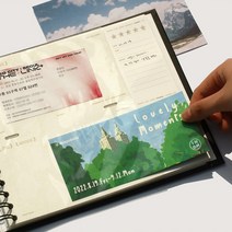 포토카드북 뮤지컬 엽서 영화 야구 티켓북, 브라운